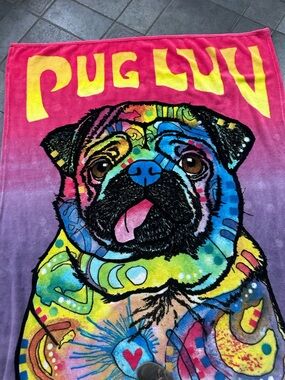 Pug Luv Blanket